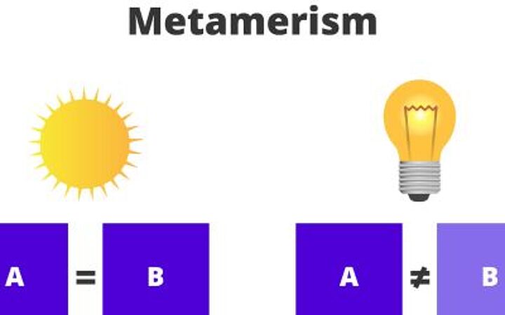 Metamerism – when matching colours change under different light
