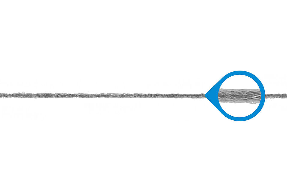 Microfilament, texturised