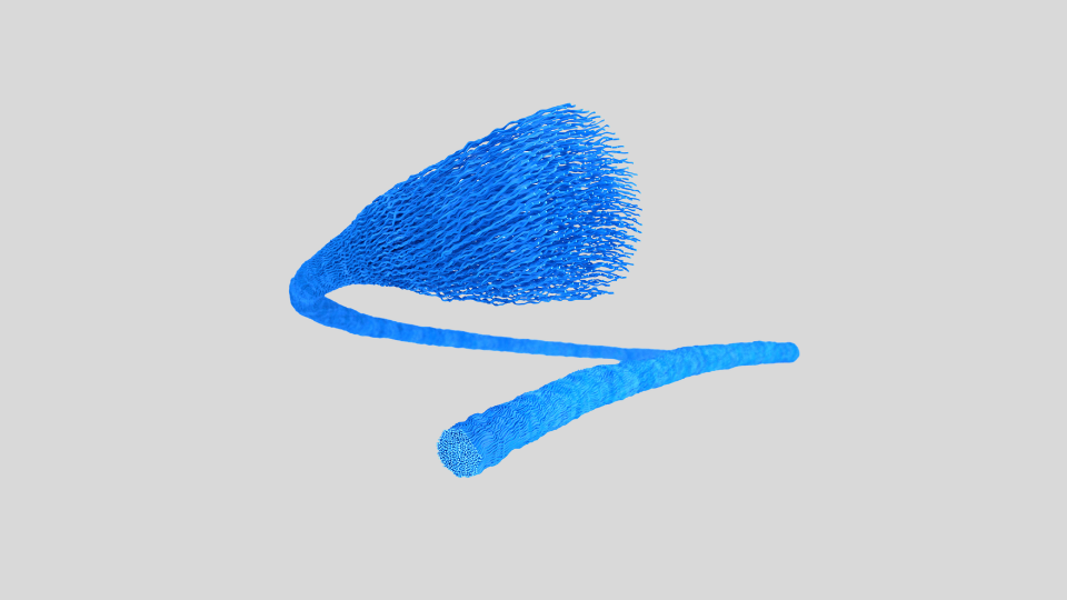 Microfilament, texturised